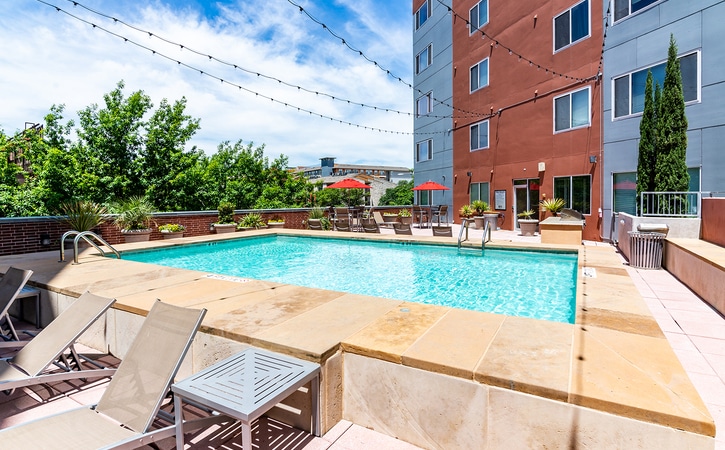 resort style pool 3 the venue on guadalupe apartments near university of texas austin ut